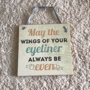 3/$30 Decorative bathroom art piece